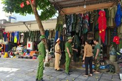 Phường Hạc Thành sau 5 ngày ra quân lập lại trật tự đô thị