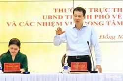 Thường trực Thành ủy Đồng Nai làm việc với cán bộ chủ chốt thành phố về giải pháp tăng trưởng kinh tế và các nhiệm vụ trọng tâm cần triển khai