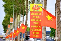 Đồng Tháp rực rỡ cờ hoa chào mừng Quốc khánh 2-9