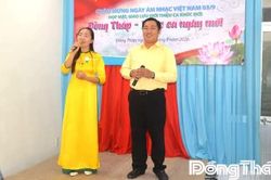 Phân hội Âm nhạc Đồng Tháp họp mặt kỷ niệm Ngày Âm nhạc Việt Nam