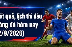 Kết quả, lịch thi đấu bóng đá hôm nay 2/9/2026: Bayern Munich xuất trận
