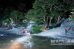 Đi tắm thác, một người bị đuối nước
