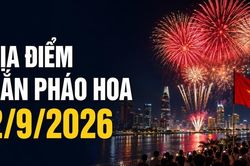 Hà Nội, TP.HCM và các tỉnh thành bắn pháo hoa mấy giờ tối 2/9?
