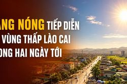 Ngày 3 - 4/9, vùng thấp Lào Cai nắng nóng trên diện rộng
