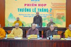 Đồng Th&aacute;p: Ban Trị sự GHPGVN tỉnh họp nhằm chuẩn y nh&acirc;n sự c&aacute;c ban chuy&ecirc;n m&ocirc;n v&agrave; những Phật sự kh&aacute;c