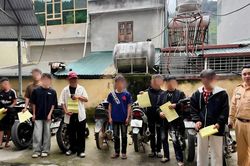 8 thanh thiếu niên 'thông chốt' CSGT Lào Cai bị phạt 80,5 triệu đồng