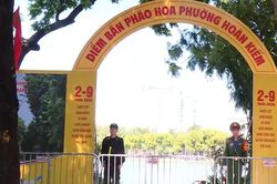 5 trận địa pháo hoa mừng Quốc khánh đã sẵn sàng