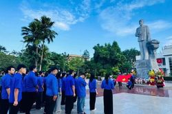 Đoàn Thanh niên phường Thục Phán tổ chức chào cờ Tổ quốc nhân dịp Quốc khánh