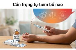 Tự tiêm 'thuốc bổ não', bác sĩ cảnh báo nguy cơ sốc phản vệ