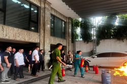 Tập huấn kỹ năng phòng cháy, chữa cháy và cứu nạn, cứu hộ tại tòa nhà cao tầng