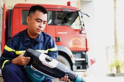 Cảnh s&aacute;t PCCC v&agrave; CNCH H&agrave; Nội sẵn s&agrave;ng phương tiện, ứng trực 24/24h trước m&ugrave;a mưa b&atilde;o