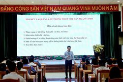Quảng Ngãi tập huấn nghiệp vụ văn hóa cơ sở và công tác gia đình
