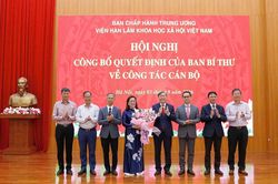 Điều động, bổ nhiệm b&agrave; Đinh Thị Mai giữ chức Ph&oacute; Chủ tịch Viện H&agrave;n l&acirc;m Khoa học x&atilde; hội Việt Nam