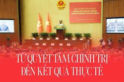 Từ quyết t&acirc;m ch&iacute;nh trị đến kết quả thực tế