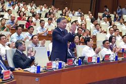 Các đồng chí lãnh đạo Đảng, Nhà nước dự Hội nghị quán triệt, triển khai thực hiện một số nghị quyết, chỉ thị của Bộ Chính trị