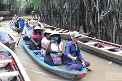 Đồng Th&aacute;p thu h&uacute;t kh&aacute;ch từ du lịch đặc trưng
