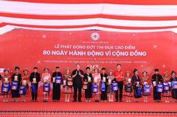 Ph&aacute;t động đợt thi đua cao điểm '80 ng&agrave;y h&agrave;nh động v&igrave; cộng đồng'