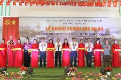 Kh&aacute;nh th&agrave;nh 3 dự &aacute;n trường học vượt tiến độ 15 th&aacute;ng tại Sơn La