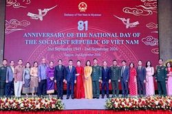 Đại sứ qu&aacute;n Việt Nam tại Myanmar long trọng tổ chức Lễ kỷ niệm 81 năm Quốc kh&aacute;nh