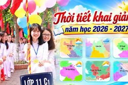 Thời tiết dịp khai giảng 5/9: Nhiều nơi nắng n&oacute;ng