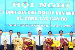 Huế điều động, bổ nhiệm loạt cán bộ