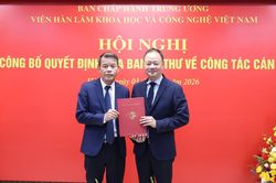 &Ocirc;ng Vũ Thanh Mai giữ chức Ph&oacute; Chủ tịch Viện H&agrave;n l&acirc;m Khoa học v&agrave; C&ocirc;ng nghệ Việt Nam