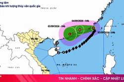 Bão số 5 đi ra ngoài Biển Đông, Hà Tĩnh duy trì nắng nóng