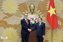 Chủ tịch Quốc hội tiếp Đại sứ Ph&aacute;p tại Việt Nam