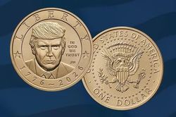 Đồng xu 1 USD mang hình Tổng thống Trump hết hàng chỉ vài giờ sau mở bán