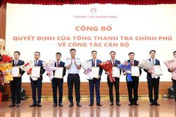 9 sĩ quan c&ocirc;ng an biệt ph&aacute;i về Thanh tra Ch&iacute;nh phủ