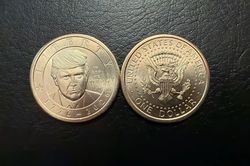 Mỹ phát hành đồng xu in hình Tổng thống Trump