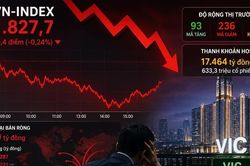 VIC 'gồng' hơn 14 điểm, VN Index vẫn ch&igrave;m trong sắc đỏ