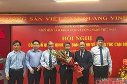 Viện H&agrave;n l&acirc;m Khoa học v&agrave; C&ocirc;ng nghệ Việt Nam c&oacute; t&acirc;n Ph&oacute; Chủ tịch