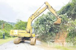 Phòng, chống sạt lở các tuyến giao thông khu vực miền núi