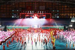 Bắc Ninh tổng duyệt chương trình khai mạc Đại hội Thể dục thể thao tỉnh lần thứ I