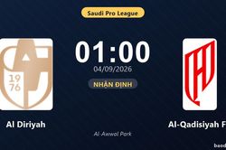 Nhận định Al Diriyah vs Al-Qadisiyah FC: Cơ hội b&aacute;m đuổi ng&ocirc;i đầu