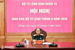 Binh đo&agrave;n 16 phấn đấu hết qu&yacute; III đạt 94% kế hoạch năm 2026