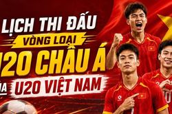 Lịch vòng loại U20 châu Á 2027: U20 Việt Nam vào thế phải thắng Palestine