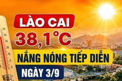 Nắng nóng tiếp diễn ngày 3/9, nhiều nơi trên 37 độ