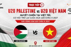 TRỰC TIẾP U20 Palestine vs U20 Việt Nam: Hiệp 1 kh&eacute;p lại, Palestine dẫn trước 1-0