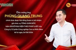 Ông Phùng Quang Trung được bổ nhiệm Tổng Giám đốc Casumina