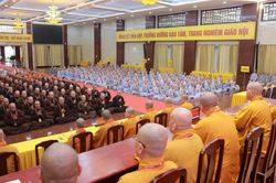 Hơn 400 giới tử Đại giới đàn Thanh Kiểm dự kỳ tuyển Phật trường tại Việt Nam Quốc Tự