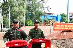 TP. Hồ Ch&iacute; Minh: T&igrave;m thấy th&ecirc;m 11 bộ h&agrave;i cốt liệt sĩ tại C&ocirc;ng vi&ecirc;n L&ecirc; Thị Ri&ecirc;ng