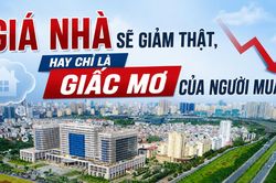 Giá nhà sẽ giảm thật, hay chỉ là giấc mơ của người mua?