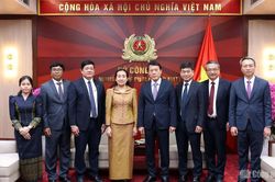 Việt Nam v&agrave; Campuchia tăng cường hợp t&aacute;c an ninh, ph&ograve;ng, chống tội phạm