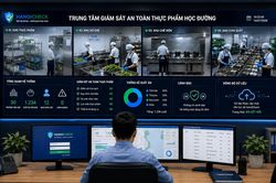 HanoiCheck - Đưa dữ liệu số v&agrave;o bếp ăn b&aacute;n tr&uacute; học đường