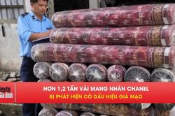 Ph&aacute;t hiện hơn 1,2 tấn vải giả mạo nh&atilde;n hiệu Chanel tại TP.HCM