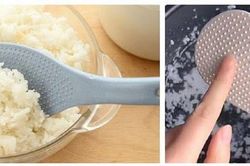 Vì sao muôi xới cơm thường có nhiều hạt tròn nổi trên bề mặt?