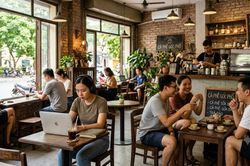 Khách 'cắm rễ' cả ngày cũng giúp quảng bá quán cà phê, cứ vắng ngắt thì ai vào?