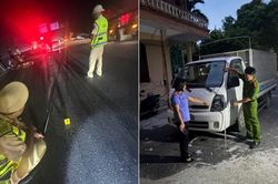 Tạm giữ t&agrave;i xế xe tải g&acirc;y tai nạn chết người rồi bỏ trốn, x&oacute;a dấu vết ở Hưng Y&ecirc;n